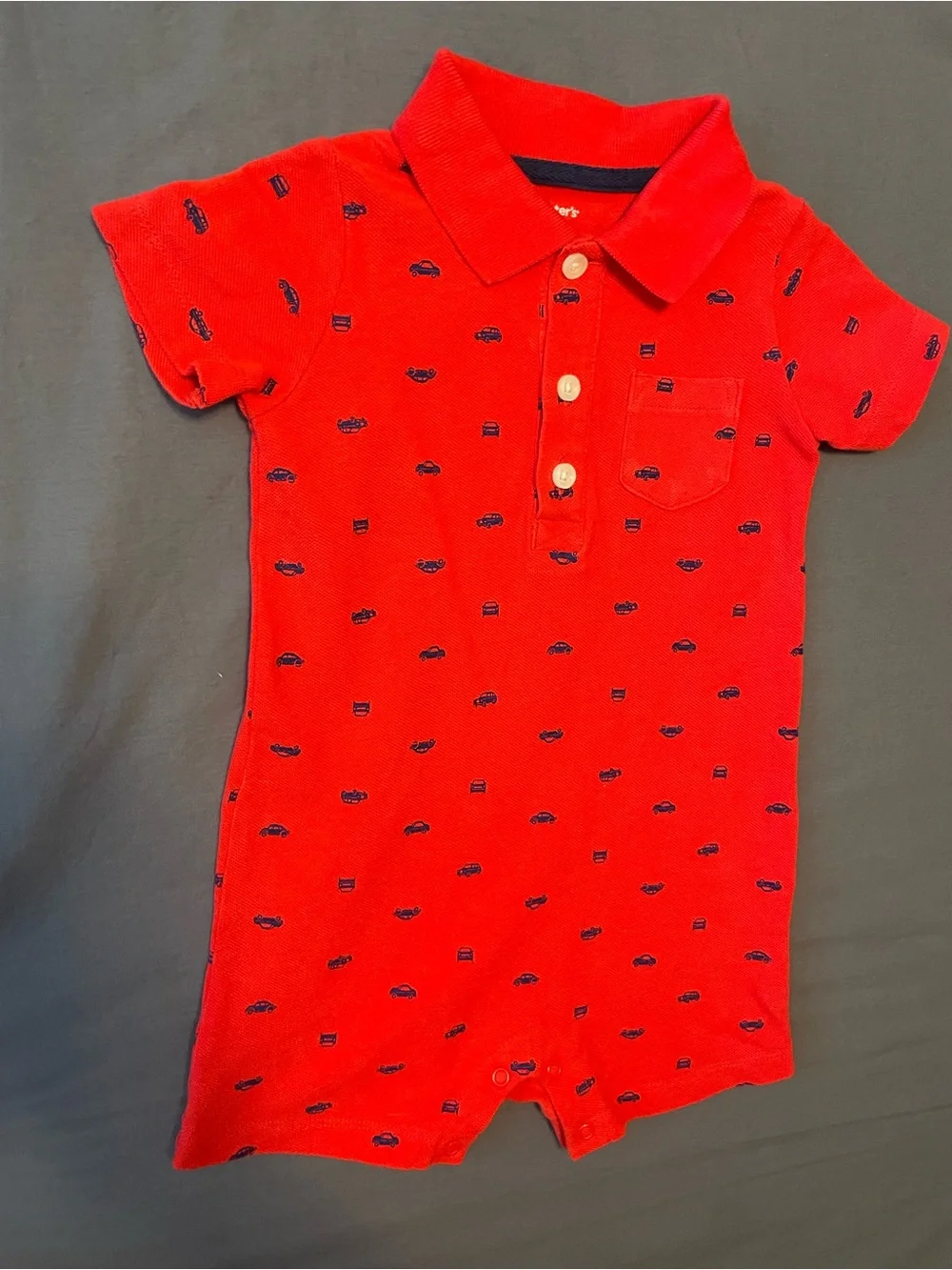 Carter's Baby Boy Romper and Overalls Set (3-Piece Bundle) 18 -24 months